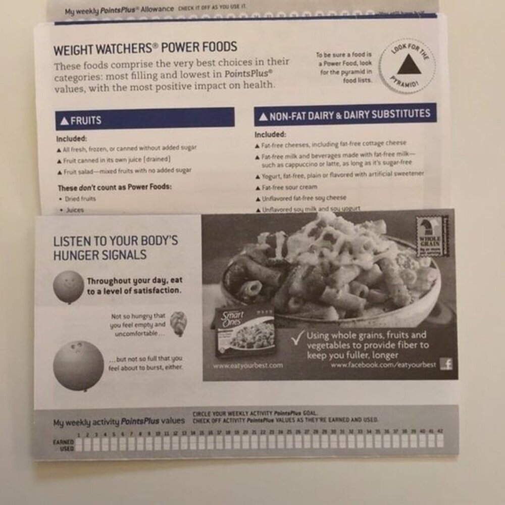 10 WEIGHT WATCHERS POINTS PLUS TRACKERS/PLANNERS-NEW - Picture 7 of 9